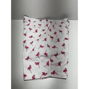 Plugg Flex Men’s Pink Flamingo Print Shorts Sz 38 Stretch Resort Cruise Summer